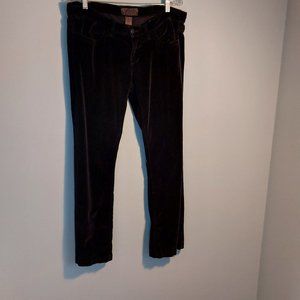 Black Velour Lucky Jeans